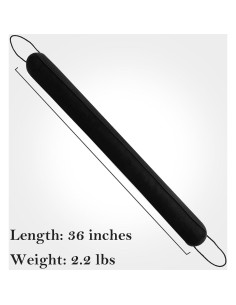 Tope de Draft Joypea 36" Negro para Puerta - Barrera Eficiente 2