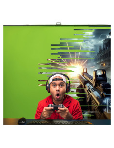 Fondo Verde Extra Grande Pixio 198x198 cm Plegable y Portátil