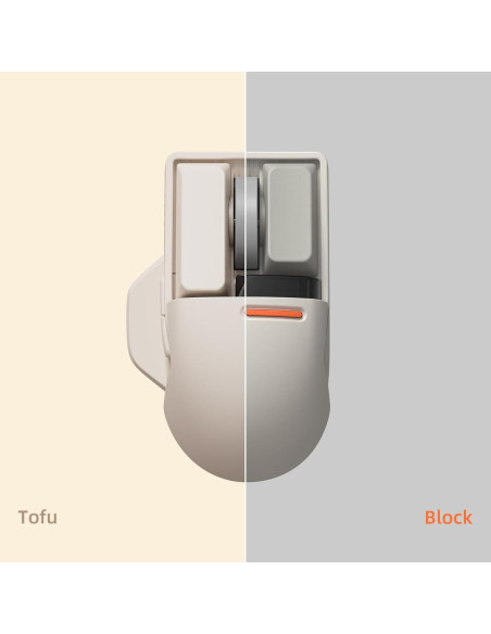 Mouse Inalámbrico LOFREE Touch PBT Gris Retro 4000 DPI