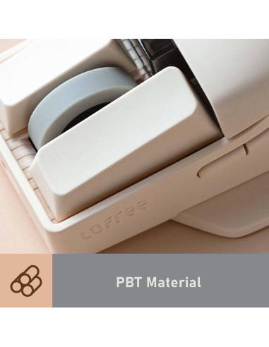 Mouse Inalámbrico LOFREE Touch PBT Gris Retro 4000 DPI