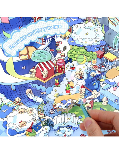 Stickers 3D DIY Casa BEAUTIFABLE - Alivio Estrés Adultos (3 Pcs)