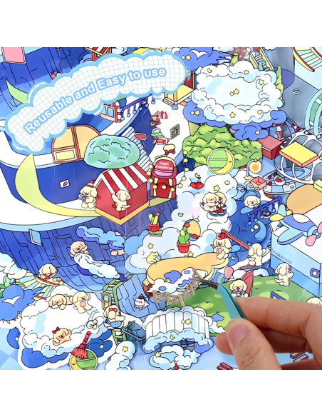 Stickers 3D DIY Casa BEAUTIFABLE - Alivio Estrés Adultos (3 Pcs)