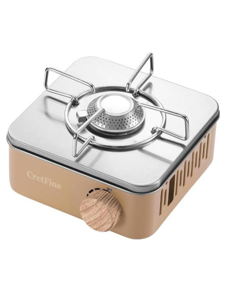 Estufa de Camping Butano CretFine 8205 BTU Compacta 1.2 kg