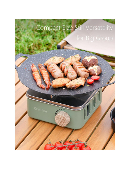 Estufa de Camping Butano CretFine 8205 BTU Compacta 1.2 kg