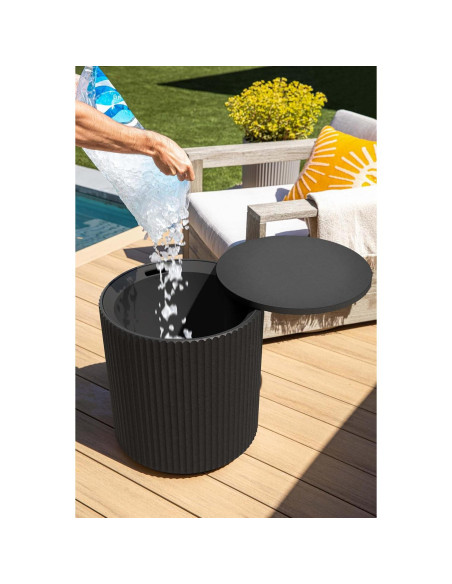 Mesa Lateral Enfriadora Veradek COOLVDMB 53.34 cm Negro