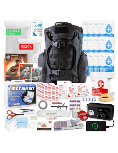 Kit de Supervivencia de Emergencia Deluxe 72 HRS - 1 Persona