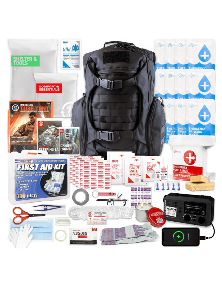 Kit de Supervivencia de Emergencia Deluxe 72 HRS - 1 Persona