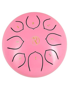 Tambor de Lengua de Acero RANMING 15 cm Rosa 8 Notas