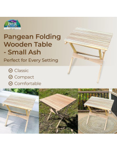 Mesa Plegable de Madera Byer of Maine Pangean 45.72 cm 2