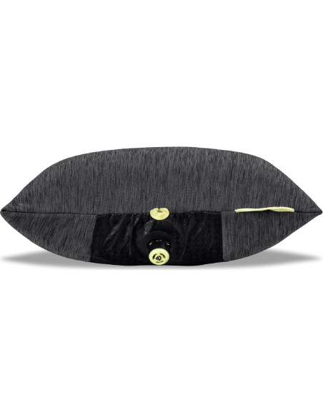 Almohada Ultraligera NEMO Fillo Elite Wide 113g - Perla Negra/Citrón