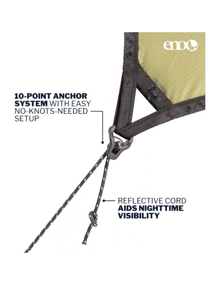 Lona de Lluvia ENO HouseFly Ultraligera 3.25x2.69m Impermeable