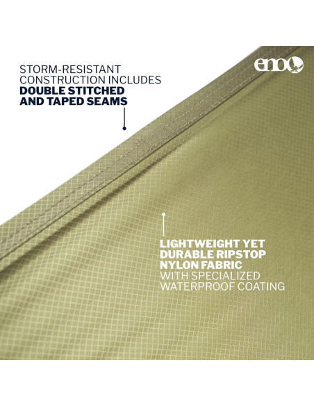 Lona de Lluvia ENO HouseFly Ultraligera 3.25x2.69m Impermeable