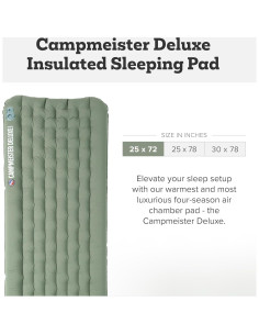 Colchón Inflable Aislado Big Agnes Campmeister Deluxe 25x72 2