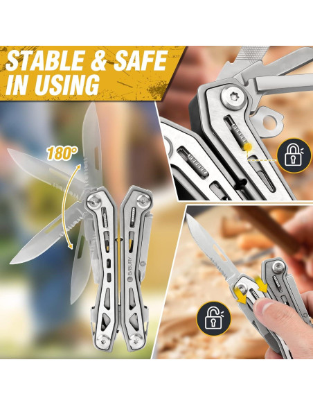 Multiherramienta BIBURY BI2043 17-en-1 Plegable con Pinzas