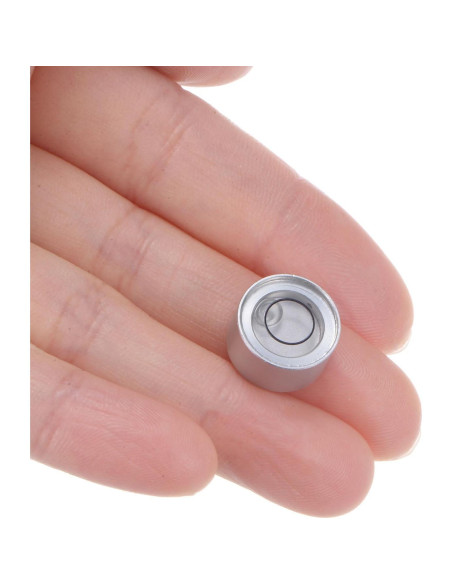 Nivel de Burbuja Circular HARFINGTON 13mm Metal Plata