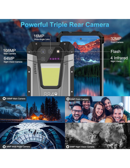 Teléfono Inteligente Resistente 8849 Tanque 2 512GB 24GB RAM