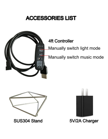 Luz LED Cubo Hiperinfinito Heepulor 15x15 cm Multicolor