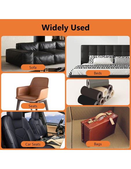 Parche de Reparación de Cuero OcePor 43x229 cm Amarillo Beige