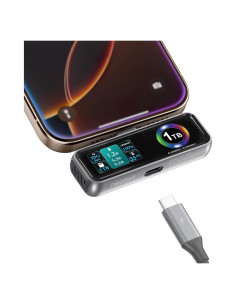 SSD Portátil MagSafe TWOPAN 1TB para iPhone 15/16 Pro