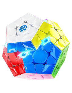 Cubo de Velocidad GAN Megaminx Maglev Negro 230g 36 Sensaciones