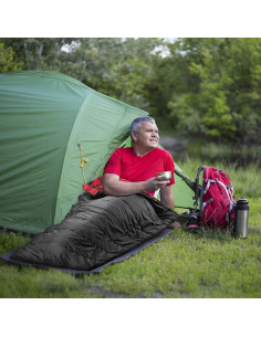 Saco de dormir AGEMORE XXL algodón flannel 3-4 estaciones 2