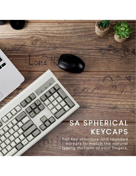 Teclado USB Perixx PERIBOARD-106M Ergonómico Gris/Blanco Teclado USB Perixx PERIBOARD-106M Ergonómico Gris/Blanco