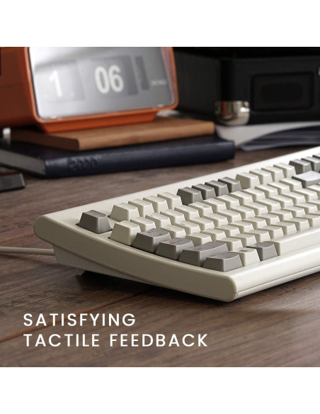 Teclado USB Perixx PERIBOARD-106M Ergonómico Gris/Blanco Teclado USB Perixx PERIBOARD-106M Ergonómico Gris/Blanco