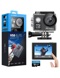 Cámara de Acción AKASO V50 Elite 4K 60fps Impermeable 40m