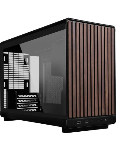 Chasis Micro Lian Li A3 - Panel Madera y Vidrio Templado - Soporta AIO 360mm