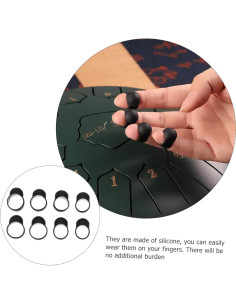 SUPVOX Set Accesorios para Tambor de Lengua Silicona 2