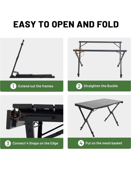 Mesa de Camping Plegable TIMBER RIDGE 109x71 cm 6 Personas Mesa de Camping Plegable TIMBER RIDGE 109x71 cm 6 Personas