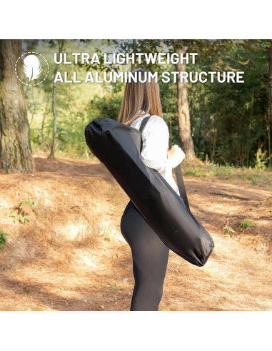 Mesa de Camping Plegable TIMBER RIDGE 109x71 cm 6 Personas