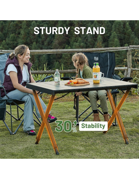 Mesa de Camping Plegable TIMBER RIDGE 109x71 cm 6 Personas Mesa de Camping Plegable TIMBER RIDGE 109x71 cm 6 Personas