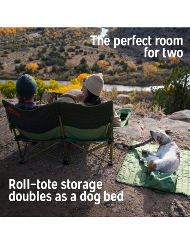 Sillón Loveseat Plegable Kelty Doble para 2 Personas