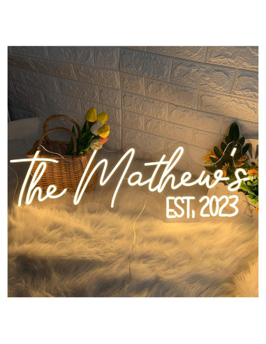 Letrero de Neón LED Personalizado HDJSIGN 45.72 cm