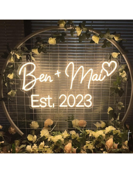 Letrero de Neón LED Personalizado HDJSIGN 45.72 cm Letrero de Neón LED Personalizado HDJSIGN 45.72 cm