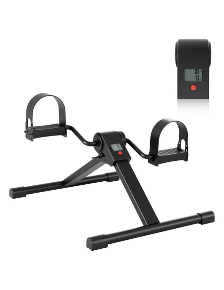 Ejercitador de Pedales Bajo Escritorio MJWW O1 Plegable con Monitor LCD