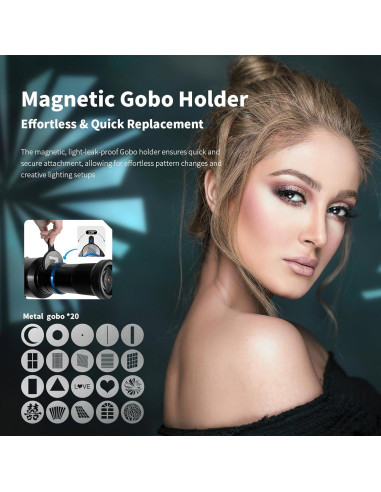 Snoot Óptico Bussi MG06 Pro con Montura Bowens Extendida