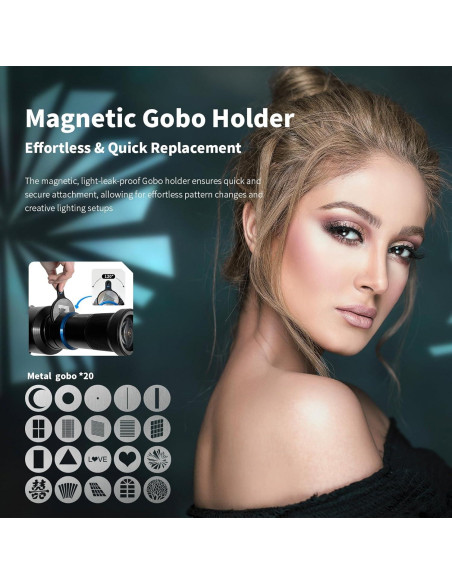 Snoot Óptico Bussi MG06 Pro con Montura Bowens Extendida