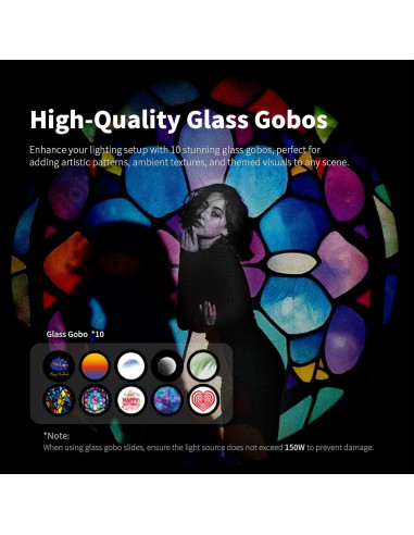 Snoot Óptico Bussi MG06 Pro con Montura Bowens Extendida