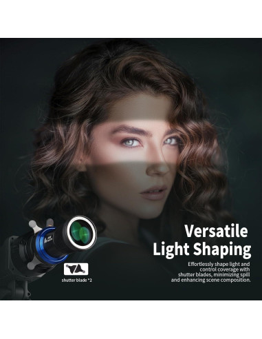 Snoot Óptico Bussi MG06 Pro con Montura Bowens Extendida