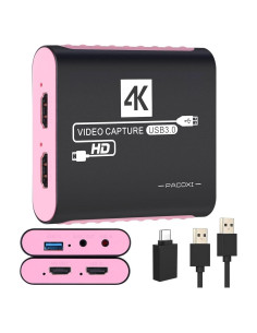 Tarjeta de Captura HDMI 4K PACOXI USB 3.0 para Streaming