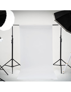 Fondo de papel sin costuras Kate 134.6x5m Blanco Ártico 2