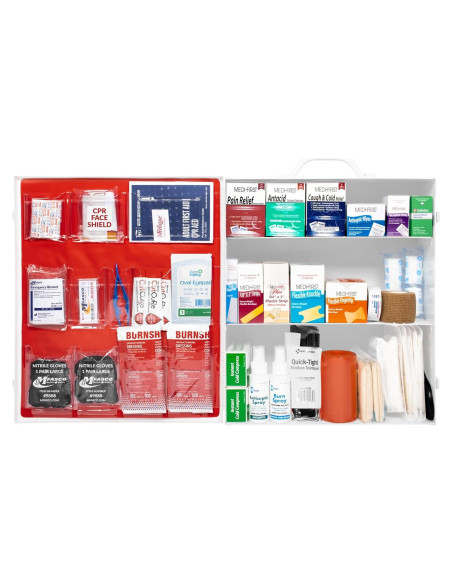 Kit de Primeros Auxilios MFASCO ANSI 2021 - Grande, Metálico