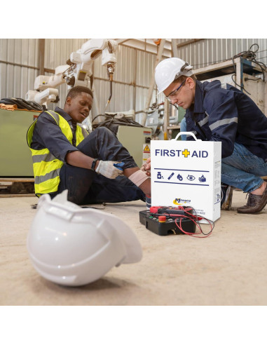 Kit de Primeros Auxilios MFASCO ANSI 2021 - Grande, Metálico