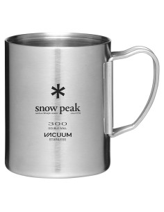 Taza de Acero Inoxidable Doble Pared Snow Peak 300ml Camping