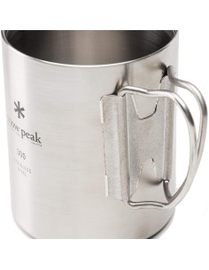 Taza de Acero Inoxidable Doble Pared Snow Peak 300ml Camping 2