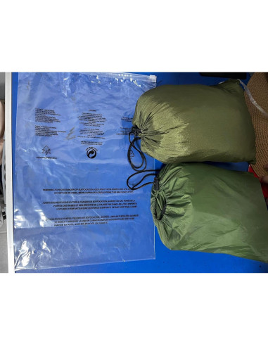 Hamaca de Camping Ovyuzhen con Toldo Impermeable y Red Antimosquitos