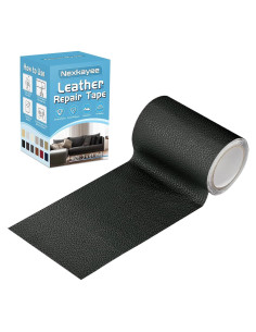 Cinta de Reparación de Cuero Nexkayee 7.62x154.94cm Negro