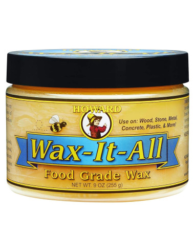 Cera Protectora de Grado Alimenticio Howard 9 oz para Madera y Más